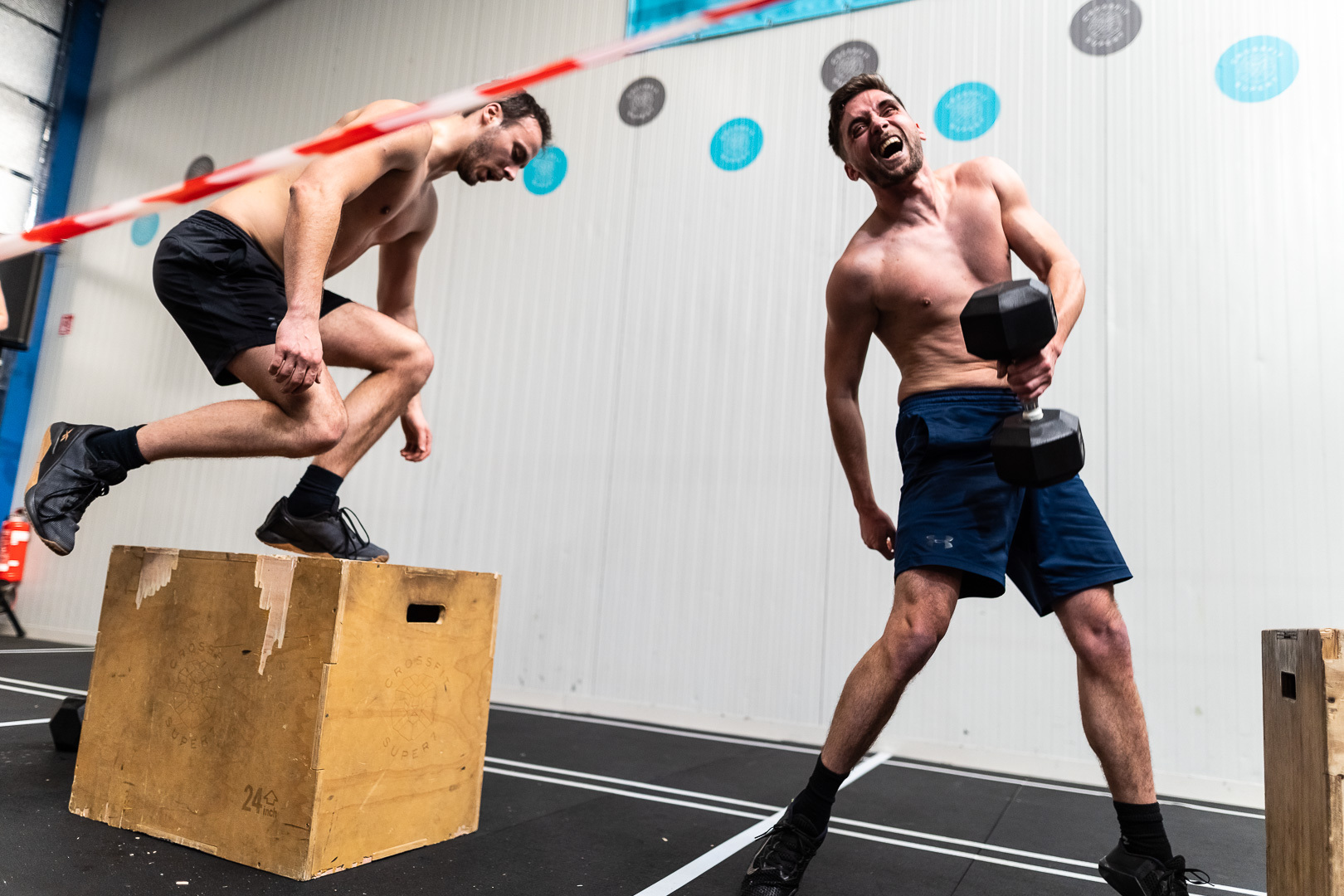 EliteFit Forge founders in the showroom